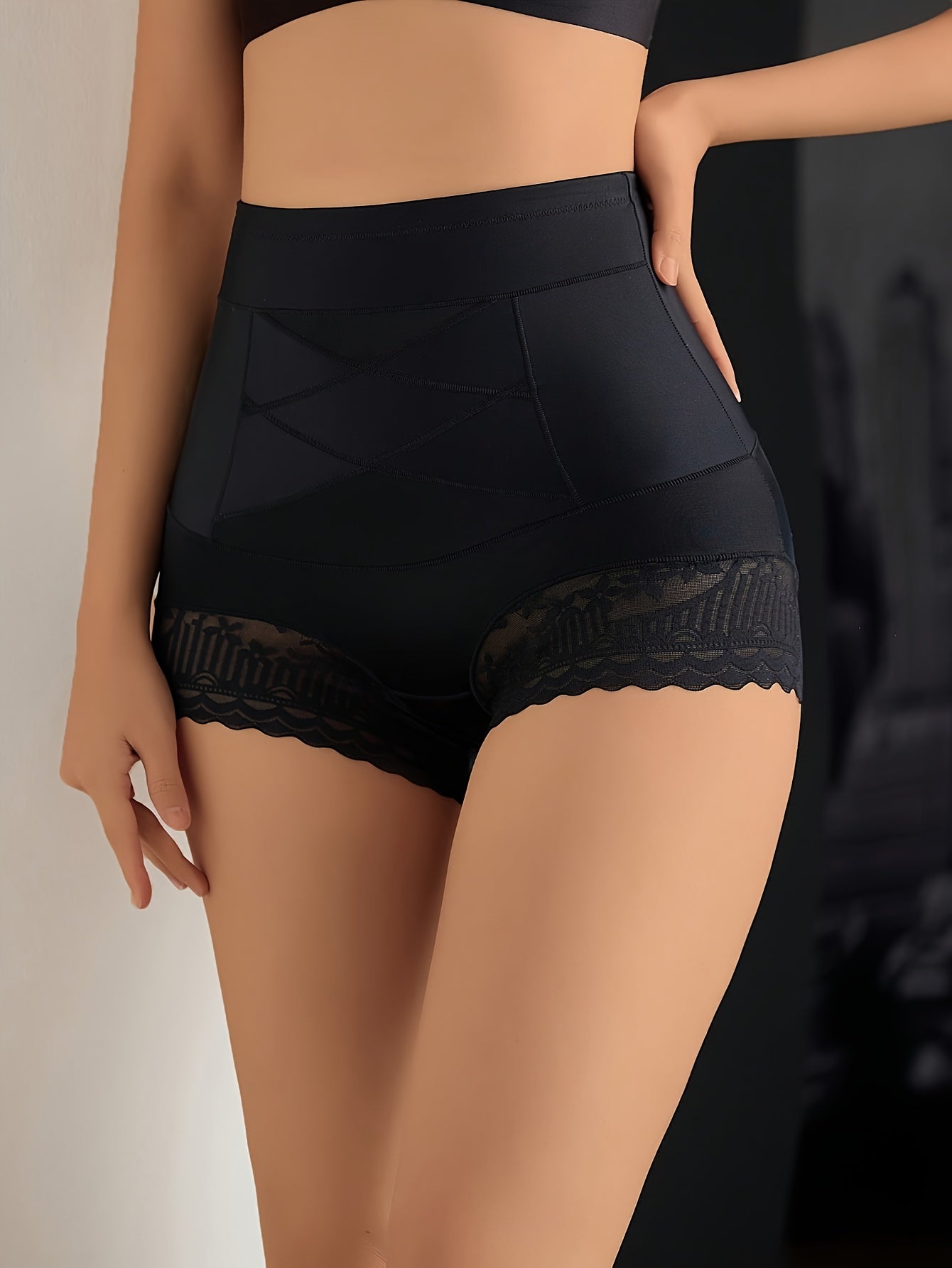 High-waist tummy control panties for women, postpartum support with butt lifting and strong shaping.