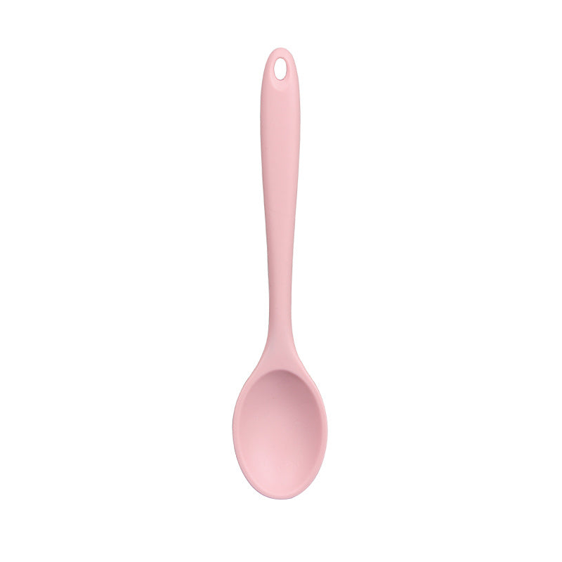 1 piece of silicone soup spoon for meals, kitchen cutlery, and tools.