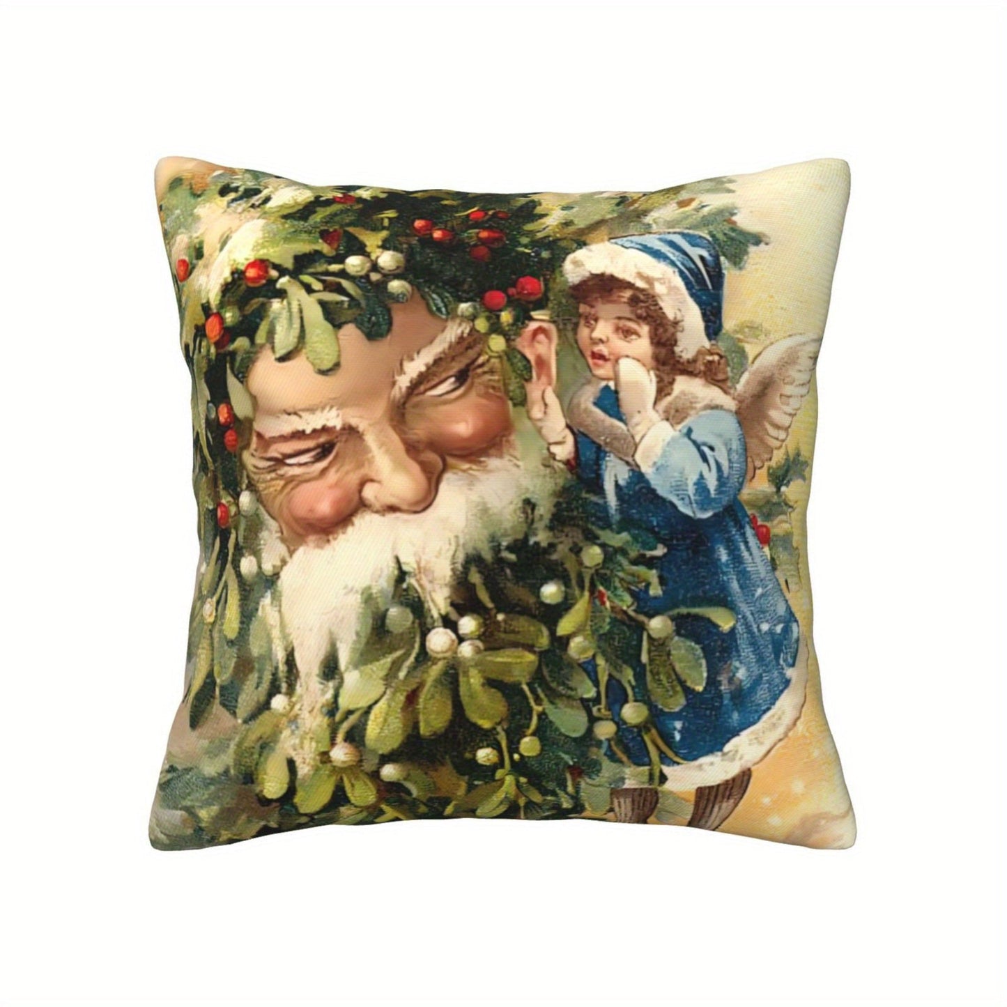 Decorate your living room and bedroom for Christmas with these festive pillow covers featuring snowman, reindeer, and Father Christmas. The perfect Xmas gift or ornament, each cover measures 45*45CM and comes in a set of 4 or individually. Pillow core