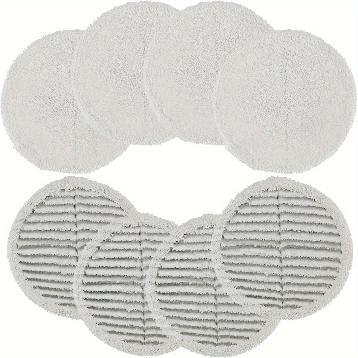 Set of 4 Soft Pads and 4 Scrubbing Pads designed for use with Bis-Sell Spinwave models 2124, 2039A, 2307, 23157, 20391, 20399 - Perfect for Hard Floor Mopping