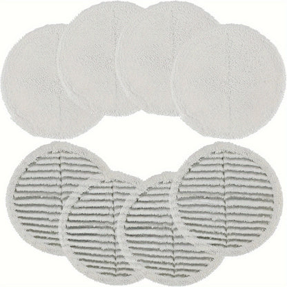 Set of 4 Soft Pads and 4 Scrubbing Pads designed for use with Bis-Sell Spinwave models 2124, 2039A, 2307, 23157, 20391, 20399 - Perfect for Hard Floor Mopping