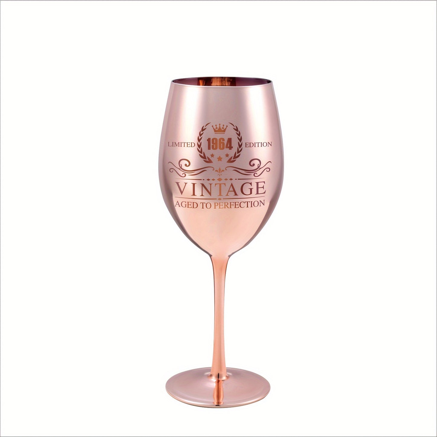 One women's birthday wine glass for women born in 1954, 1964, 1974, 1984, or 1994. Suitable for champagne, whisky, and cocktails in bars, pubs, clubs, restaurants, or at home. Makes a great gift for women, ladies, and girls.