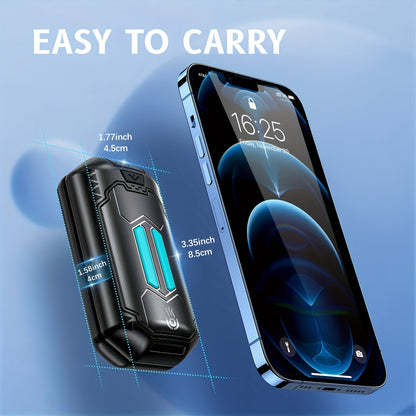 Stay warm on the go with our Dual Pack Mecha-Inspired Portable Hand Warmers. These 6000mAh USB rechargeable electric hand heaters come with 3 heat settings and a split design for added convenience. Compact and perfect for work or study use, combat the