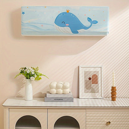 Protect your indoor furniture and home decor from dust with this easy-to-install, washable and breathable fabric dust cover featuring a cartoon pattern. Ideal for wall-mounted air conditioners, this cover is a stylish and practical addition to any home.