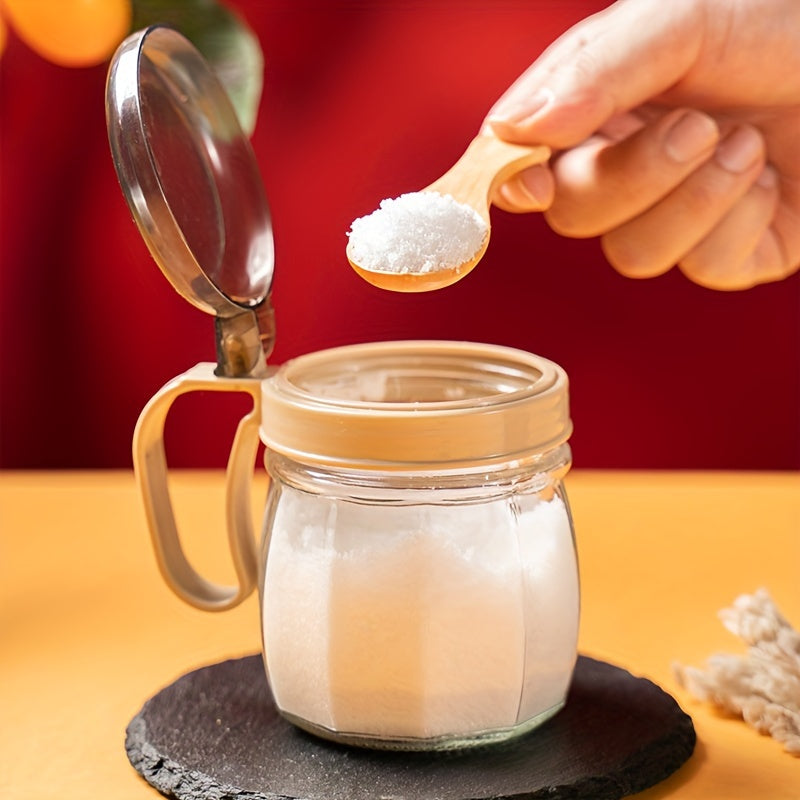 Essential Kitchen Gadget: Mini Wooden Spoon for Ice Cream, Tea & Coffee - Wide-Mouth Design, Short Handle - Ideal for Seasonings, Sugar & Salt