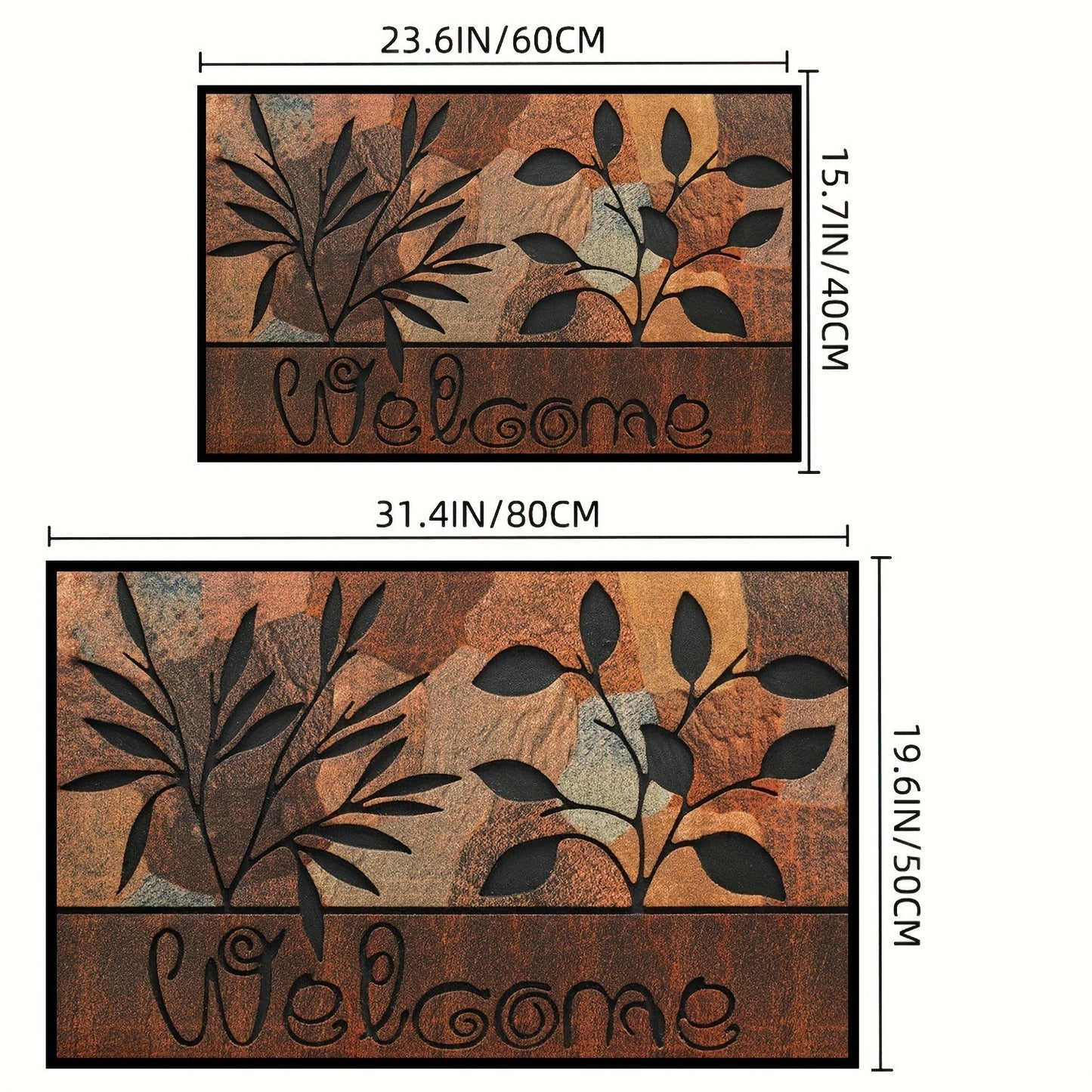 Welcome guests with the 1-piece Dirt Resistant Doormat that is perfect for both indoor and outdoor use. This low pile mat is highly absorbent and can be placed in the living room, bedroom, bathroom, kitchen, balcony, or patio.