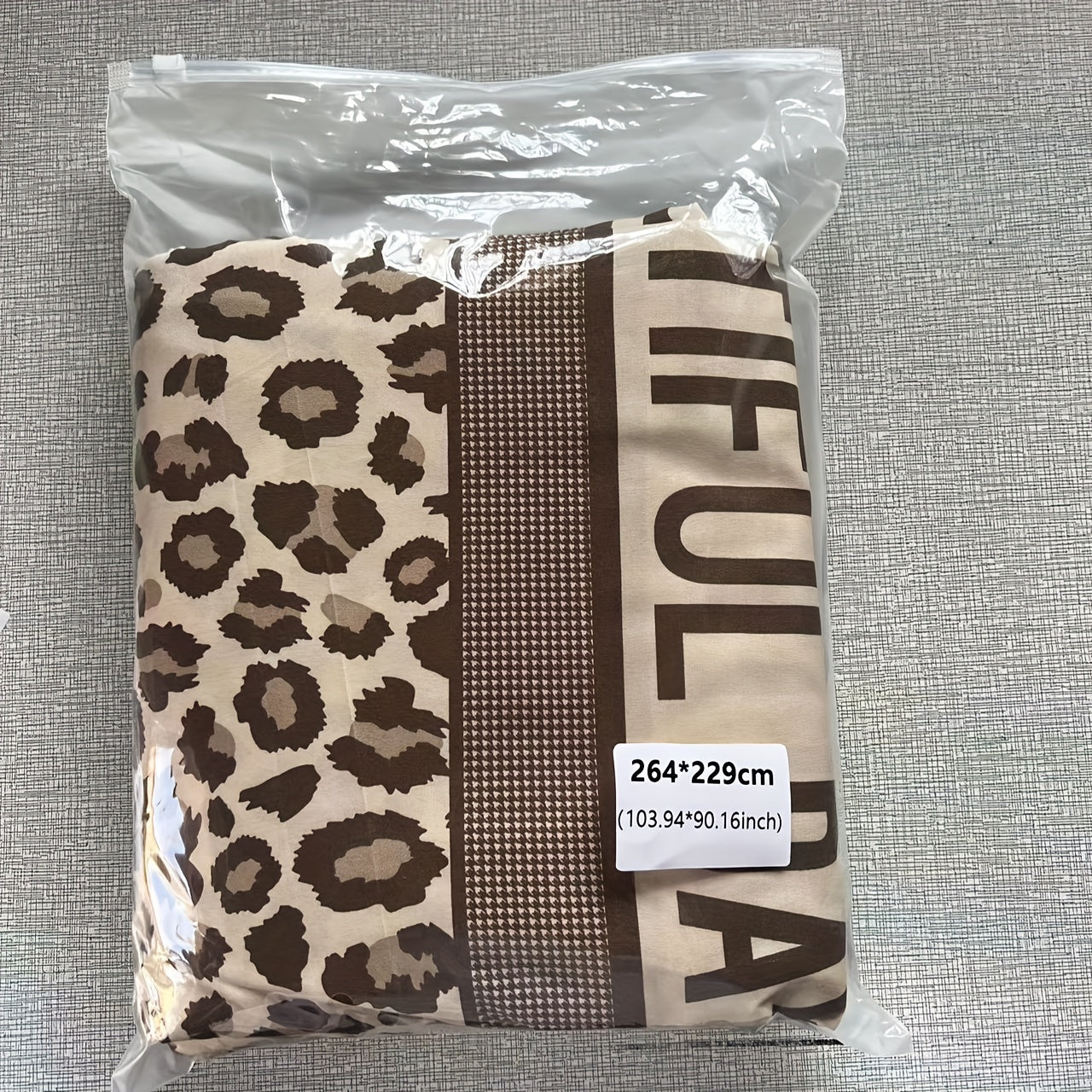 Add a touch of luxury to your bedroom with this stylish Leopard Print Duvet Cover Set, perfect for guest rooms and bedrooms. Made with soft and breathable materials, this set includes 1 duvet cover and 2 pillowcases, making it a perfect gift for your