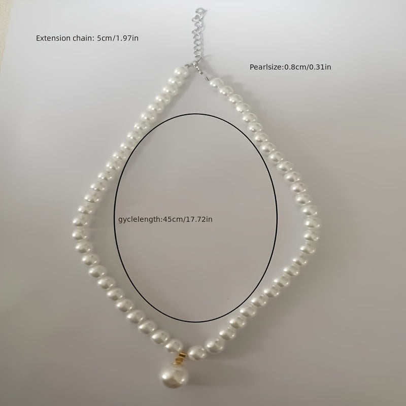 Classic and opulent freshwater pearl strand necklace, free of plating, a sophisticated accessory suitable for everyday elegance. Ideal gift for Mother's Day, exuding timeless fashion for glamorous parties and special events.