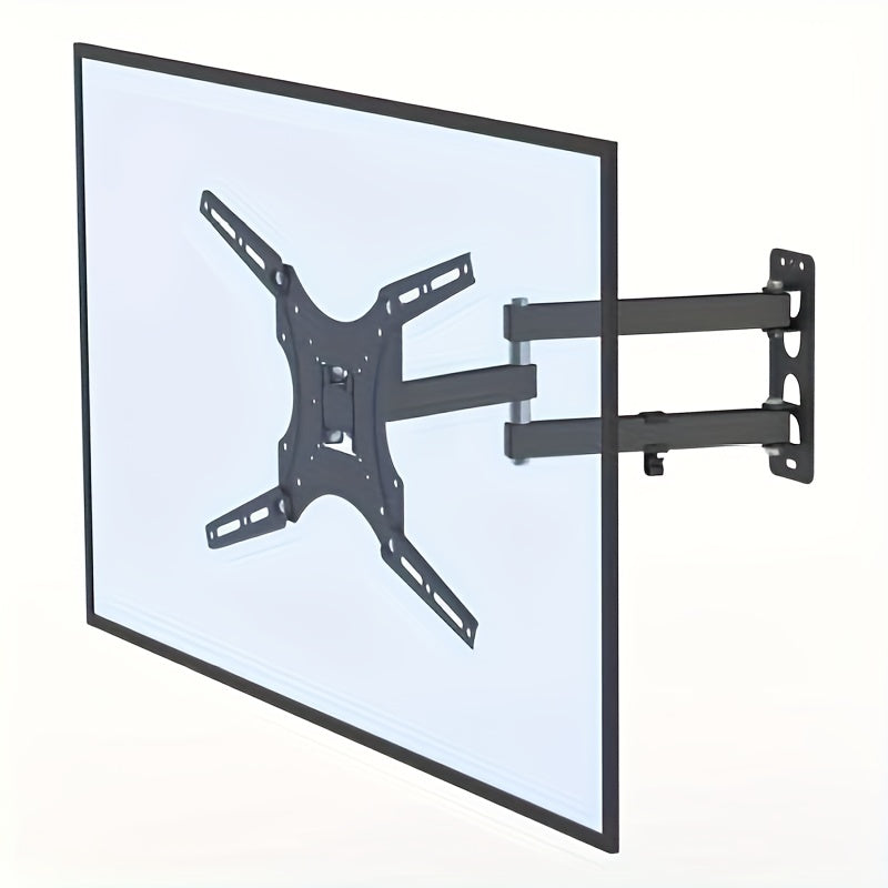 Adjustable TV & Monitor Wall Mount Bracket with Full Motion Articulating Arms for Swivel, Tilt & Extension - Compatible with 32-55 inch LED LCD Flat Curved Screens, Holds up to 44 lbs, Easy Installation with No Power Required.