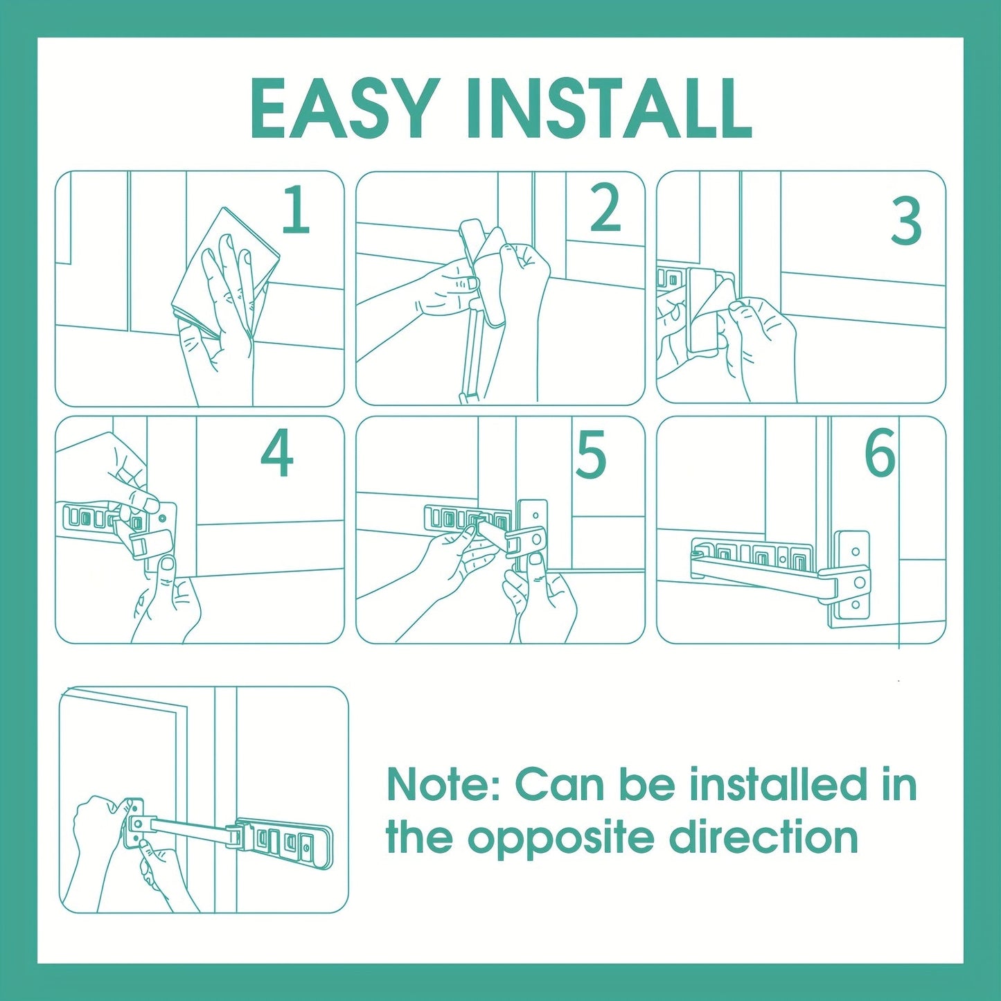 Keep Your Children Safe with the Easy-Install Window Lock - Prevents Falls and Sliding, Ensures Safety, Non-Toxic Light Gray Color, by LOOKTOSEE