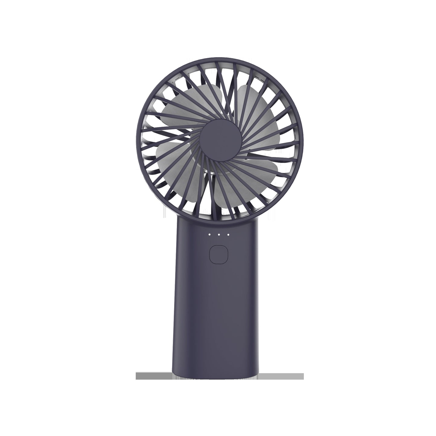 Compact USB Rechargeable Handheld Fan, Powerful Personal Cooling Device, Durable ABS Material, Features 1500mAh Lithium Battery, Easy One-Click Control, Hands-Free Cordless Design for Use Anywhere, Anytime. Perfect for Indoor and Outdoor Activities.