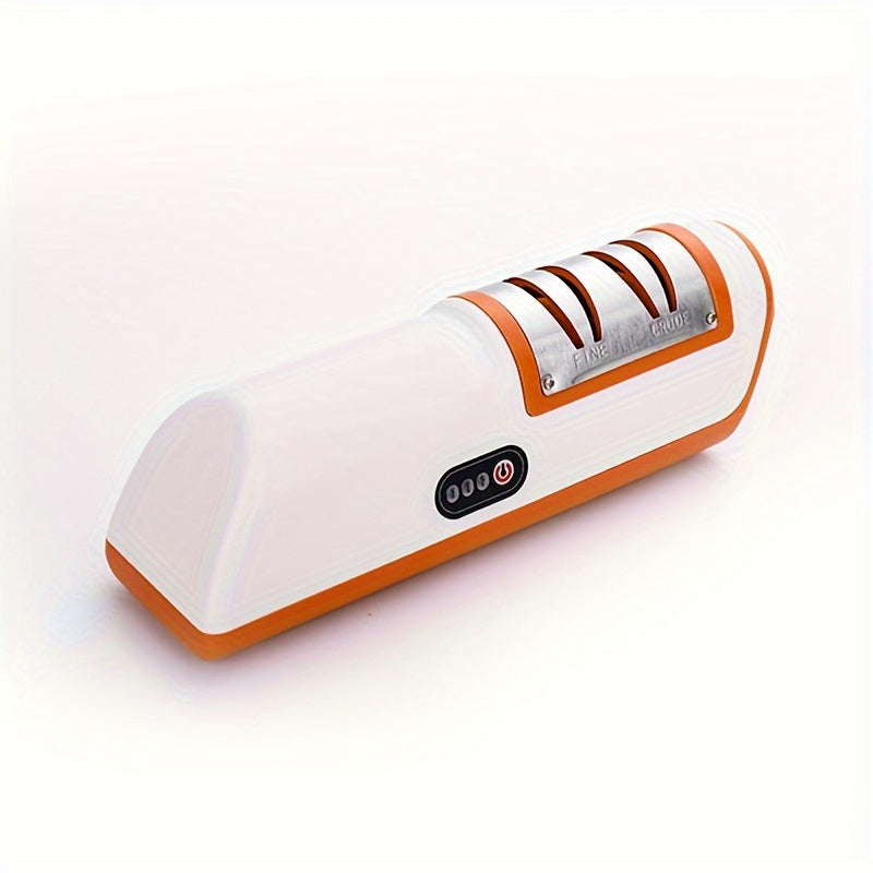 Cop Rose Automatic Electric Knife Sharpener: USB rechargeable, fast and efficient for sharpening knives.