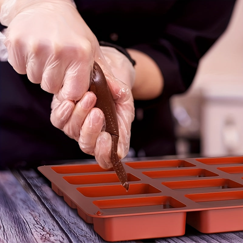 This listing includes a set of 2 Non-Stick Silicone Cake Molds, featuring a Rectangular Bread Baking Pan. These versatile molds can be used for creating brownies, bread, chocolate cakes, mousses, and more. They are perfect for handmade dessert creations