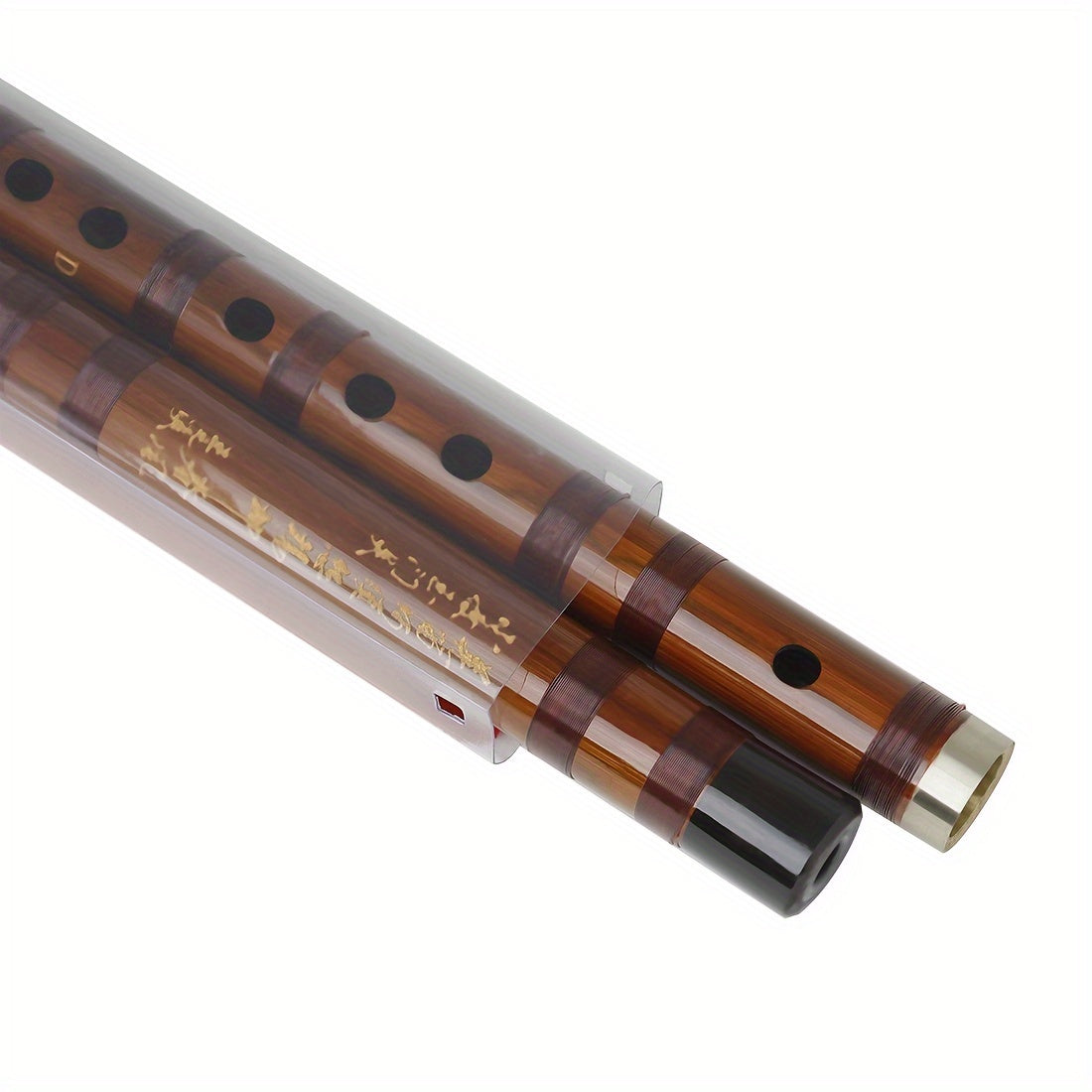 Premium bamboo flute with enhanced sound quality, ideal for beginners and adults. Includes protective case.