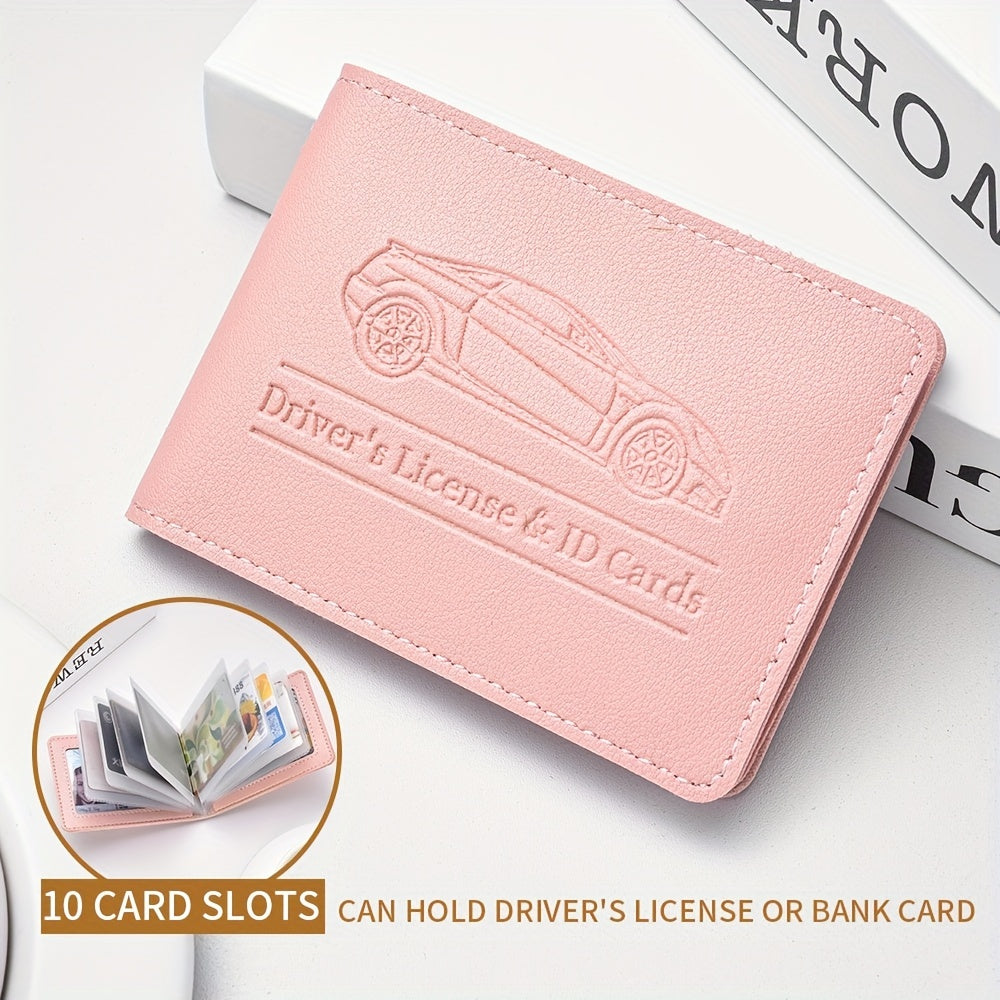 Stylish and lightweight cardholder designed to hold credit cards, driver's licenses, and ID cards for everyday use.