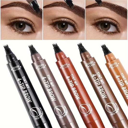 Magic eyebrow pencil for natural-looking brows, long-lasting formula with fine stroke tips