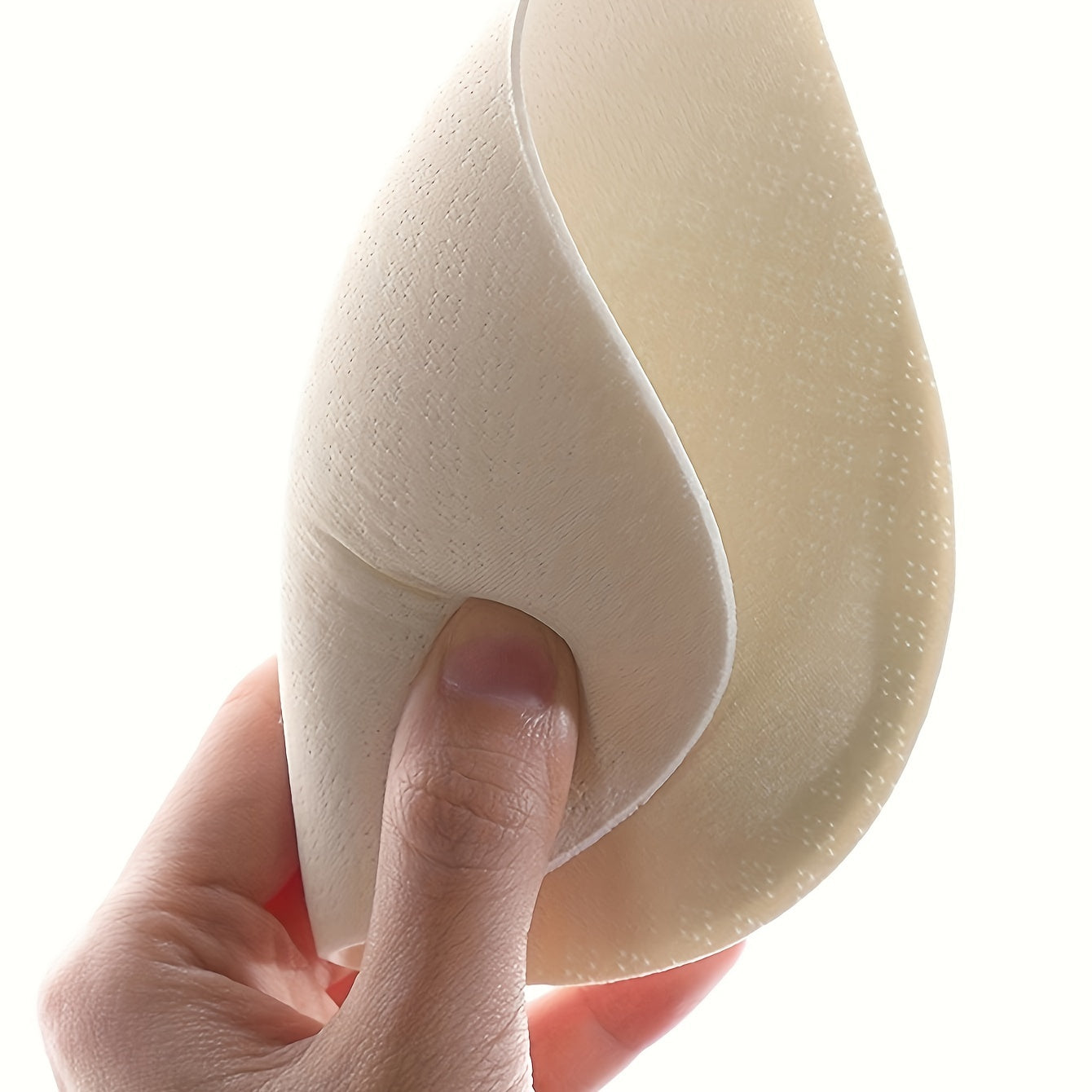 2 Thick Latex Bra Inserts: Soft, Reusable Pads for Sports Bras & Bikini Tops, Hand Washable