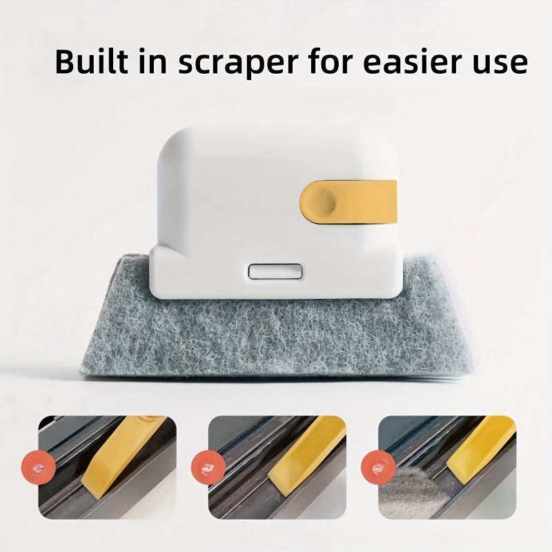 Introducing a versatile Universal Door And Window Track Groove Cleaning Brush that is designed to make cleaning small gaps and frames a breeze. This multifunctional tool is detachable for easy washing and replacement, making it convenient to use. Perfect