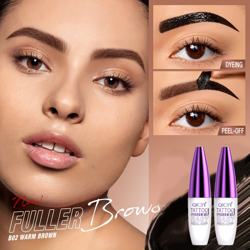 Semi-Permanent Eyebrow Tattoo Gel with Long-Lasting Waterproof Effect