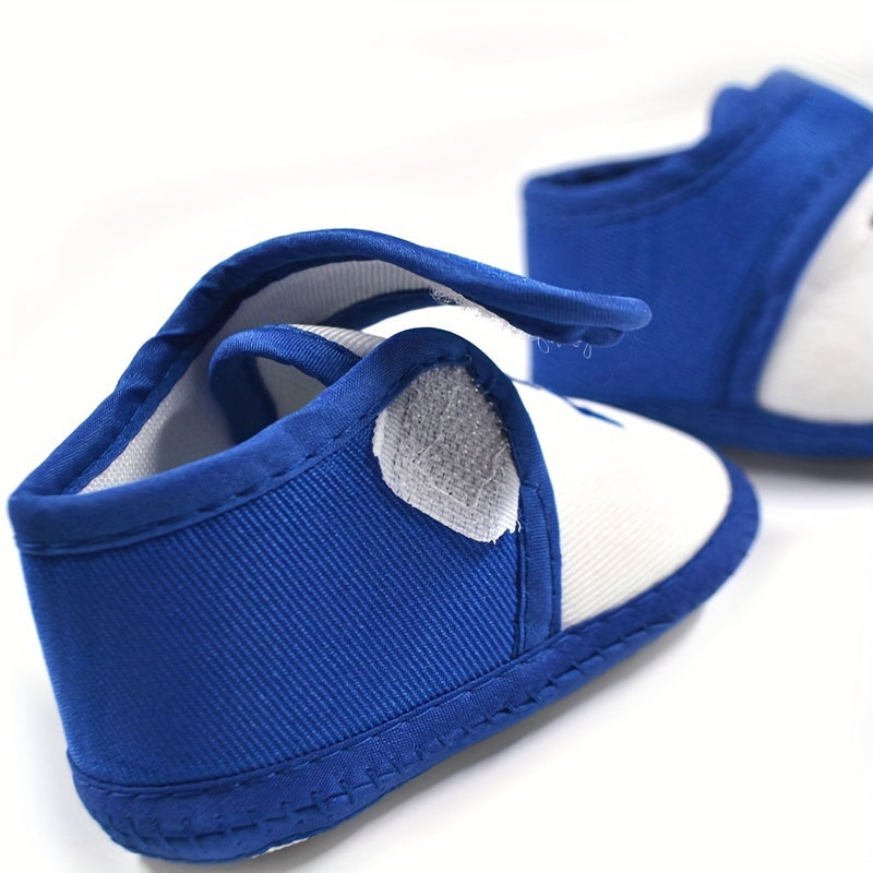 Soft non-slip shoes for baby boys perfect for indoor walking.