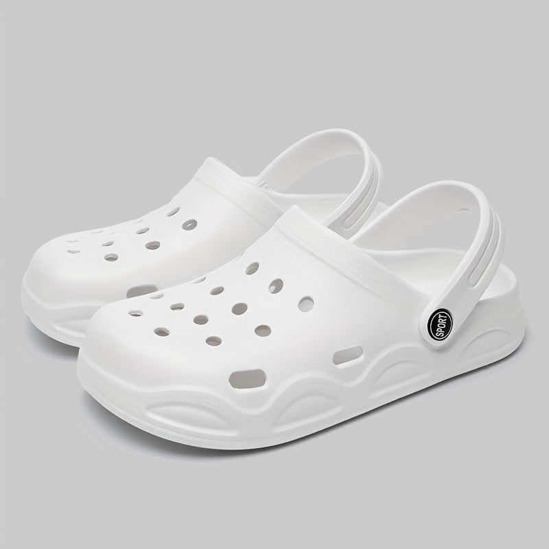 Unisex lightweight EVA clogs with anti-slip sole, ideal for indoor and outdoor use.