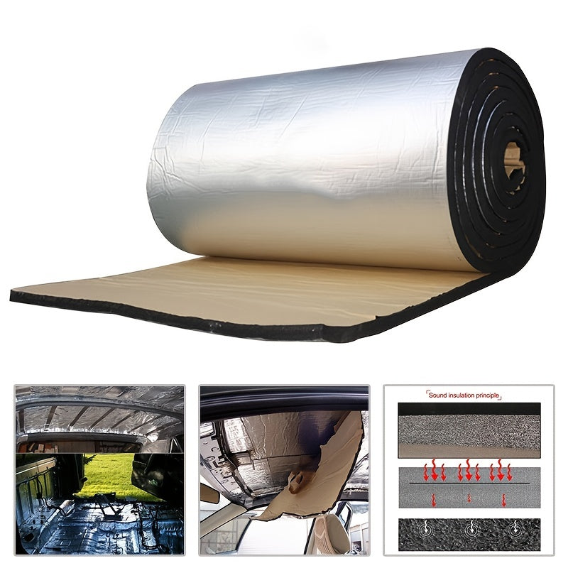 200x50x10mm Aluminum Fiber Silencer Insulating Mat for Car Fender