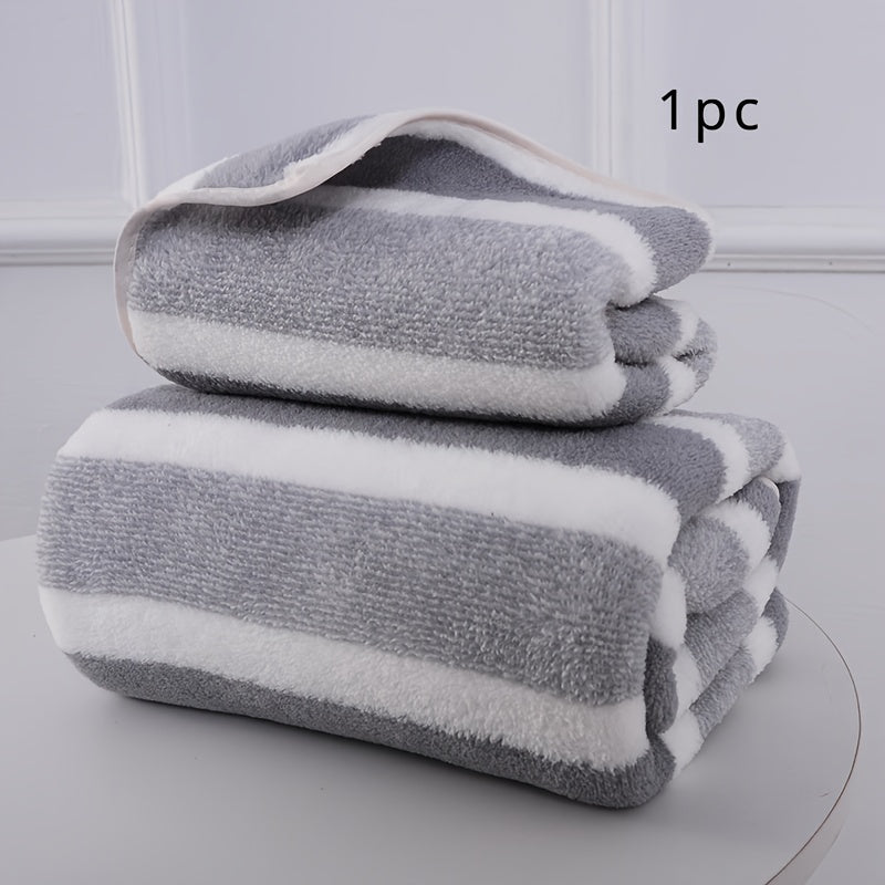 Wholesale Thick Striped Towels for Face Washing, Enhanced Absorbency, Suitable for Home Use across Borders