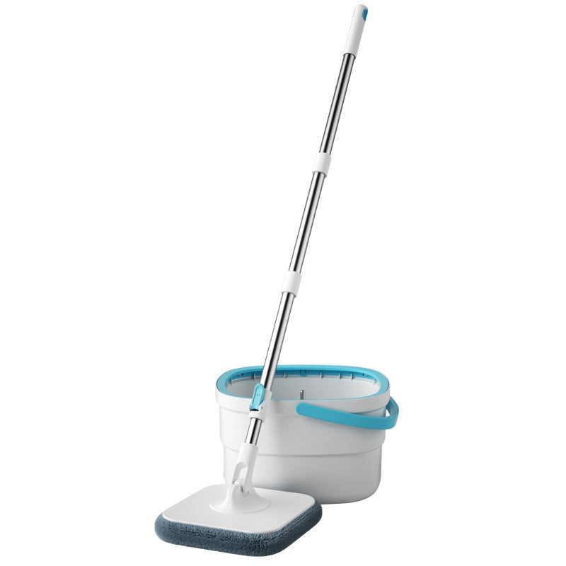 Rotary Mop and Bucket Cleaning Set - Self-Twisting, ABS Material, Automatic Dewatering, Removable Tank, Ideal for Flooring