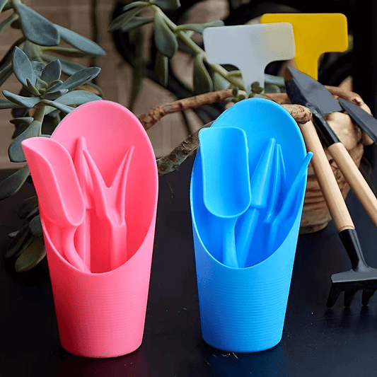 Flower and Succulent Gardening Tool Set - Durable plastic tools for plant care enthusiasts.