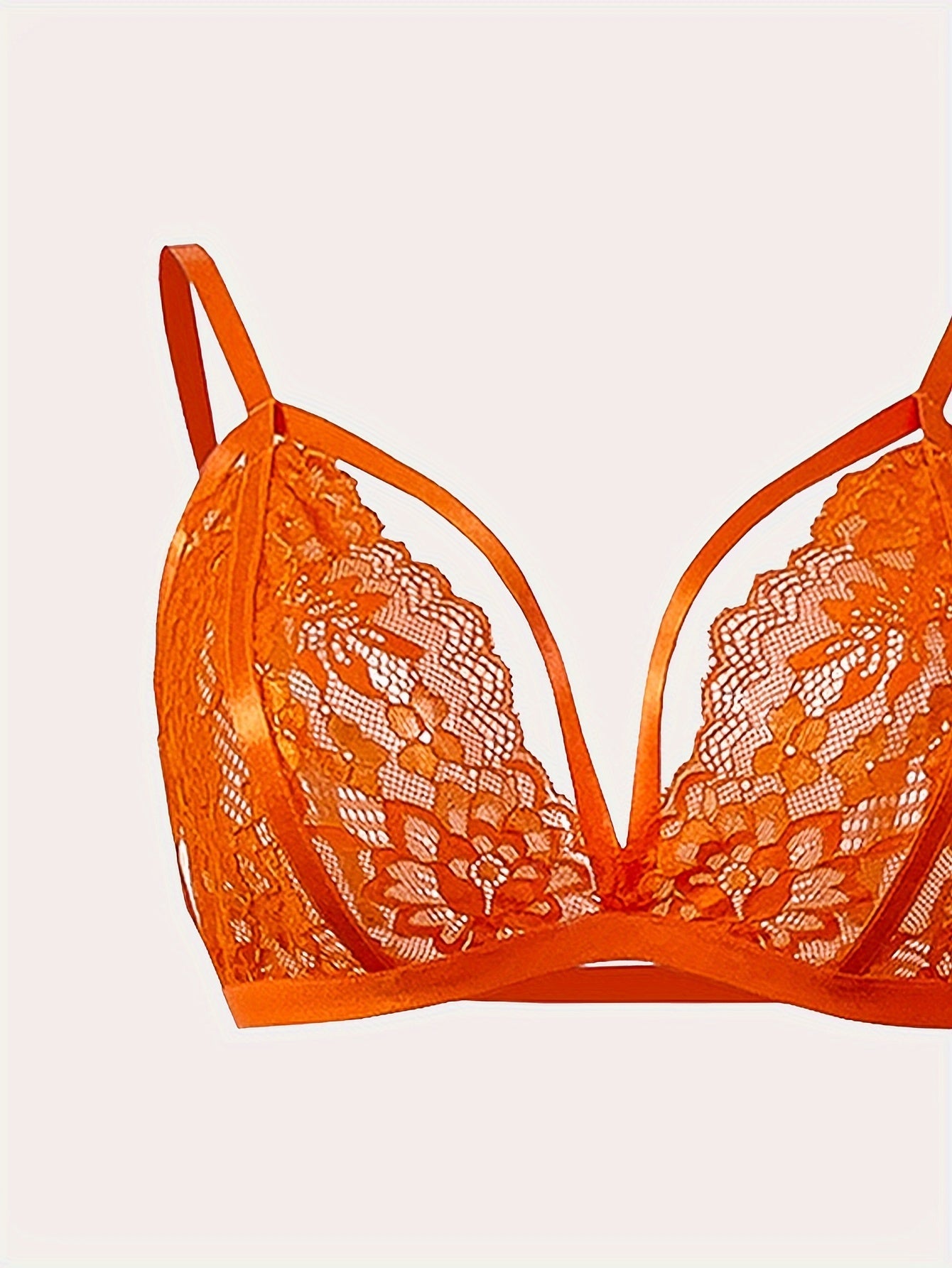 Sexy Koningsdag Lace Lingerie Set with Bra, Garter Belt, and Thong