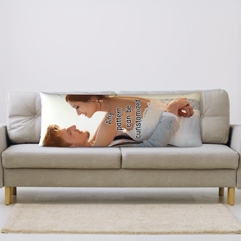 Custom Photo Body Pillowcase - Soft & Cozy, Double-Sided Design, 50.8x137.16 cm - Ideal for Personalized Gifts & Treasured Memories