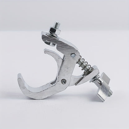 Spring Lamp Hook Aluminum Alloy Headlight Hook for stage lighting & computer headlight beams with spring eagle claw design.