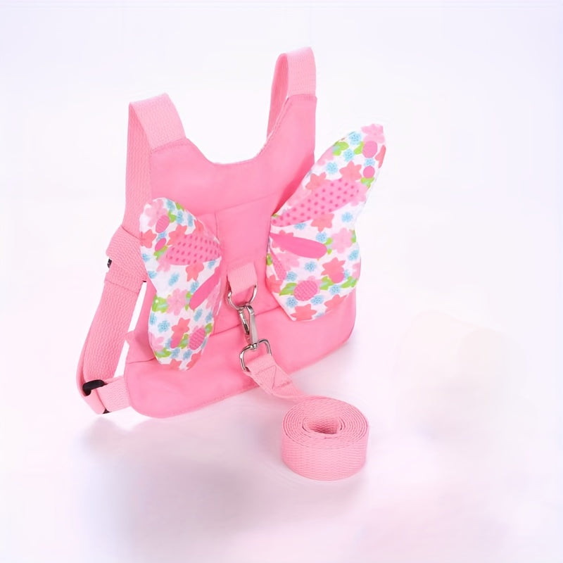 The PanLynner Toddler Harness with Wings is an adjustable safety leash designed for young children. With lightweight winged anti-lost traction rope and polyester child walking strap, this harness is perfect for kids aged 0-3 years old.