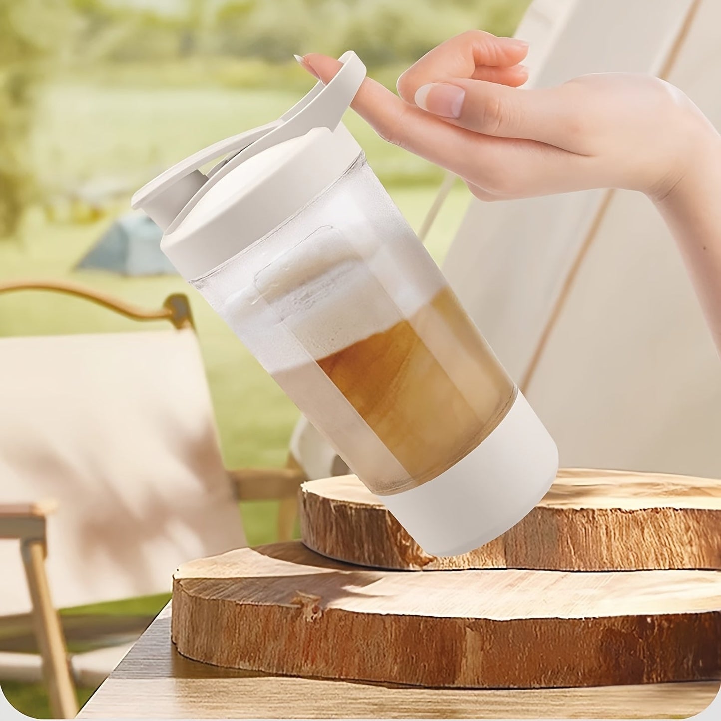 RZSYZH Automatic Mixing Cup is a portable electric water cup designed for convenience. It features a USB rechargeable 500mAh lithium battery, made of durable PC material, and has a capacity of under 1L. Perfect for mixing coffee, milk powder, protein