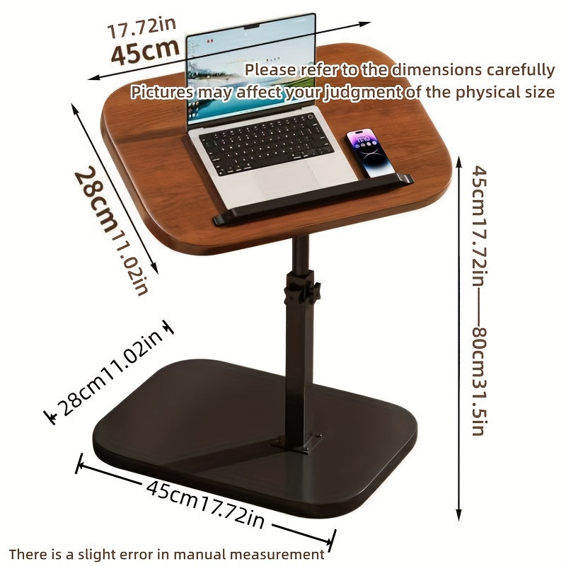 Household Movable Lifting Computer Desk for Bedside, Simple Student Desk for Bedroom Dormitory Study_Table