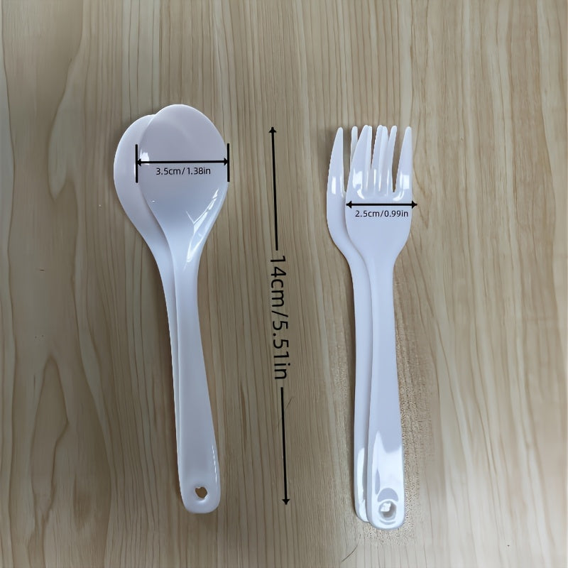 Multi-purpose Plastic Spoon: Perfect for Dining, Coffee, Sweets, and Mixing Cocktails - Strong and Long-lasting Kitchen Tool