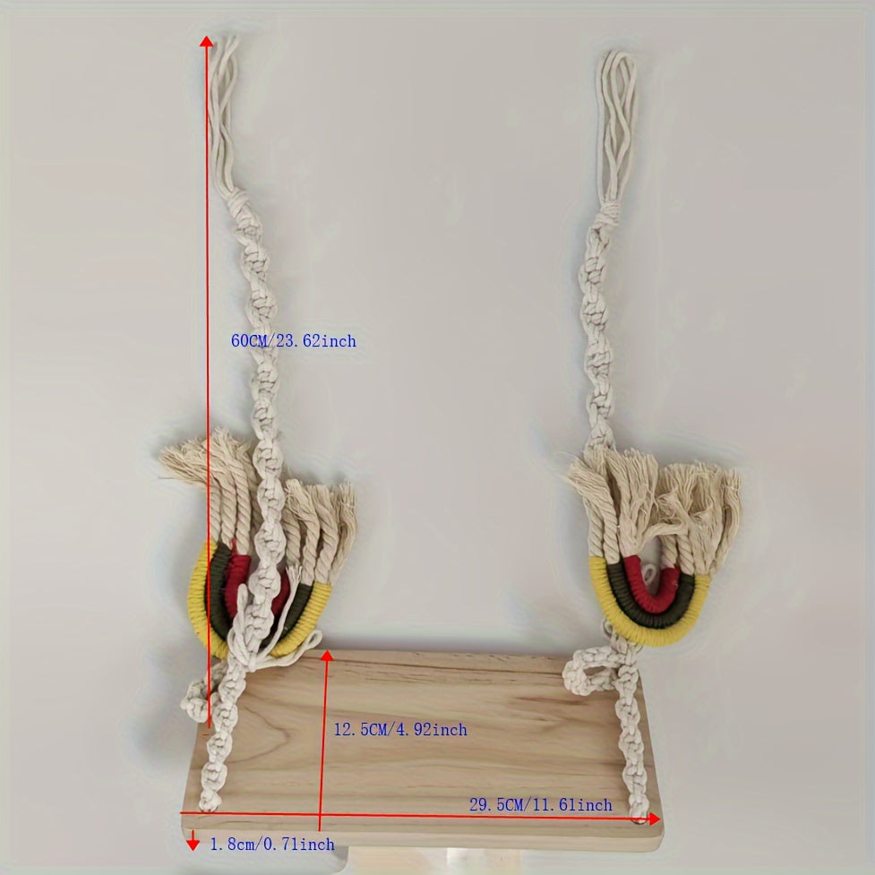 Photoshoot prop for wooden swing, perfect for a photo background. Ideal gift for Christmas, Halloween, Thanksgiving, New Year's, or Valentine's Day.