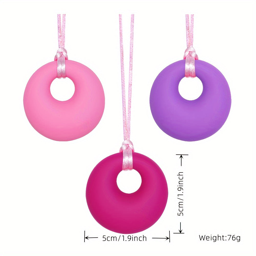 Specially designed silicone foam necklace for kids - Calming teething accessory, promoting relaxation and sensory oral care, ideal present for children