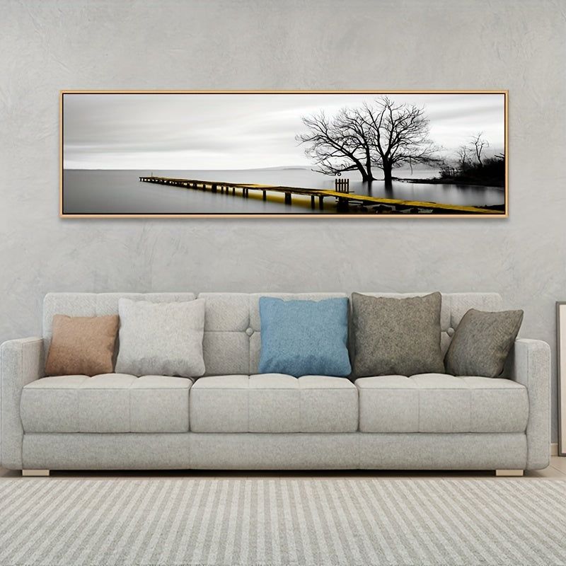 Industrial Style Bridge Scenery HD Canvas Painting Poster - Ideal for Home and Office Decor