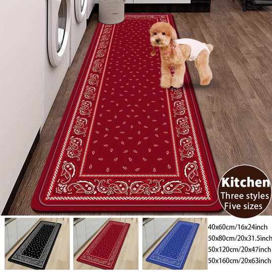 Waterproof Non-Slip Indoor Door Runner Rug for Kitchen, Home Office, Sink, Laundry - Quick Dry, Absorbent, Comfortable, 1 Piece