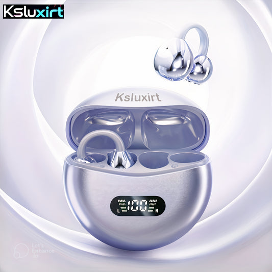 Ksluxirt 2025 New TWS Wireless Earphones with Mic, Touch Control for Sports Running, Gift for Boyfriend and Girlfriend