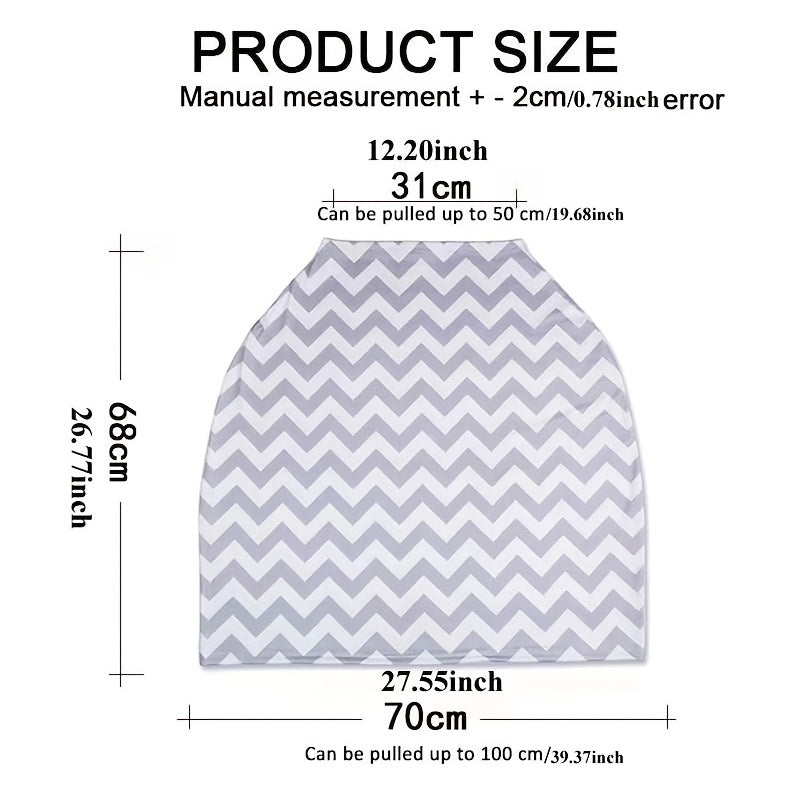 Универсальные чехлы для автокресел для младенцев - милый и функциональный чехол для кормления, прогулок, защиты от солнца и кормления грудью - идеальный подарок на детский душ для мальчиков и девочек!
