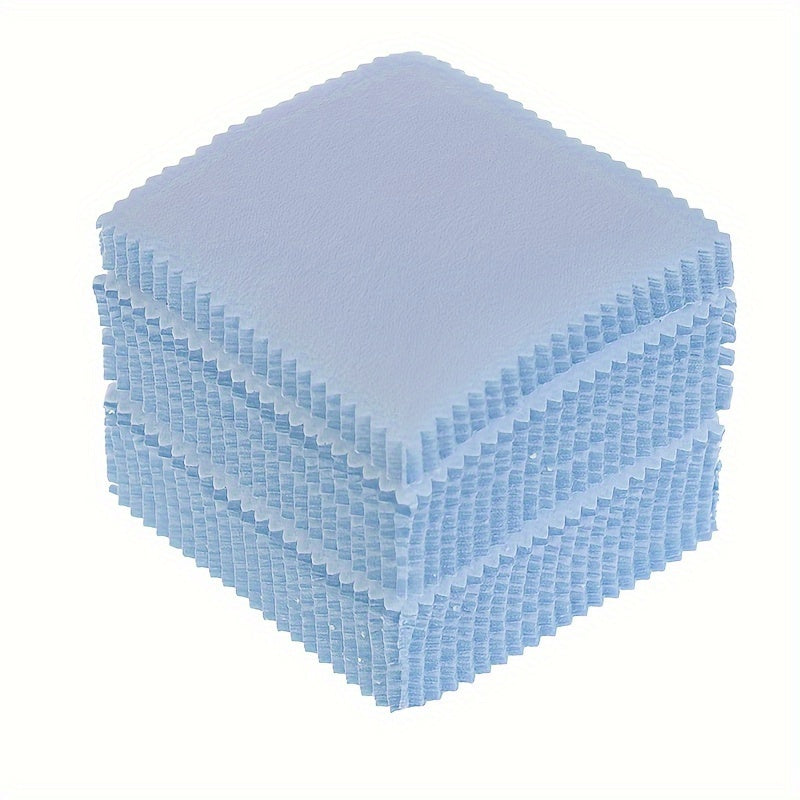 Pack of 100 Soft Cleaning Polishing Cloths for Jewelry Tools