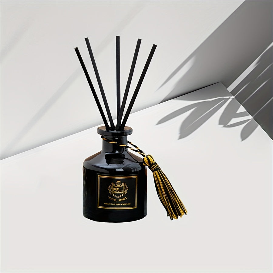 1pc Elegant Glass Fragrance Diffuser for versatile use in bathroom, home, car, and outdoors.