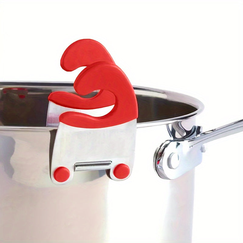 Single Stainless Steel Pot Side Clip, Non-Slip Kitchen Tool for Flipping Pans