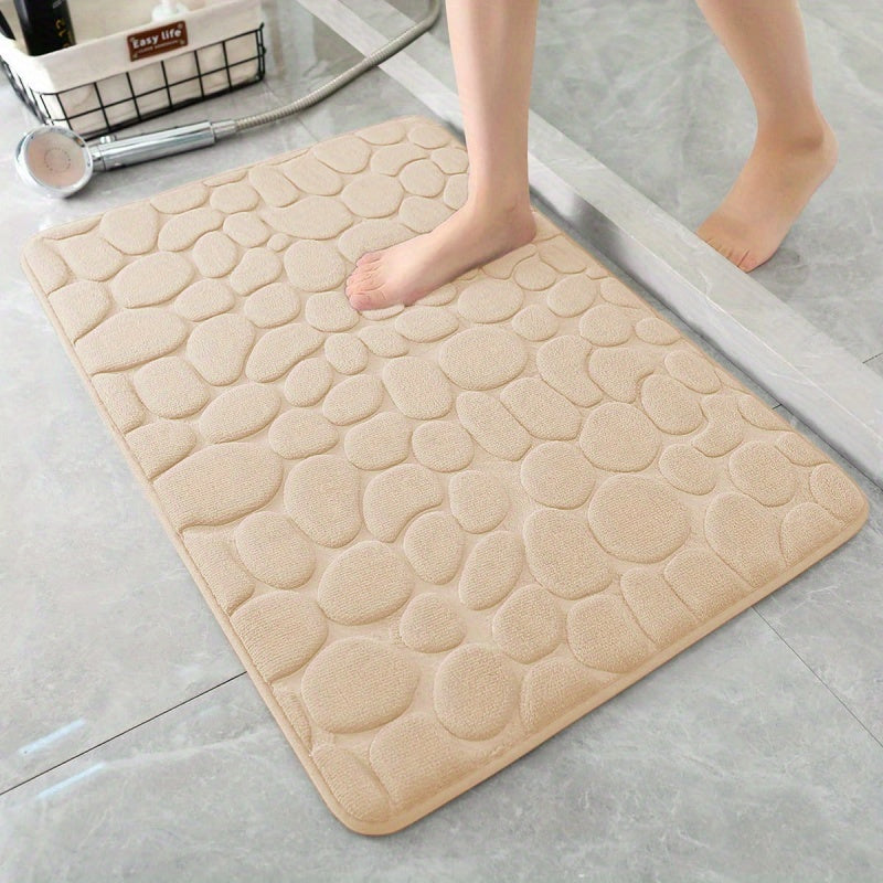 Machine washable shower room carpets with non-slip backing, soft indoor absorbent mats, bathroom mats, shower room rugs, bathroom accessories, and foot wipes.