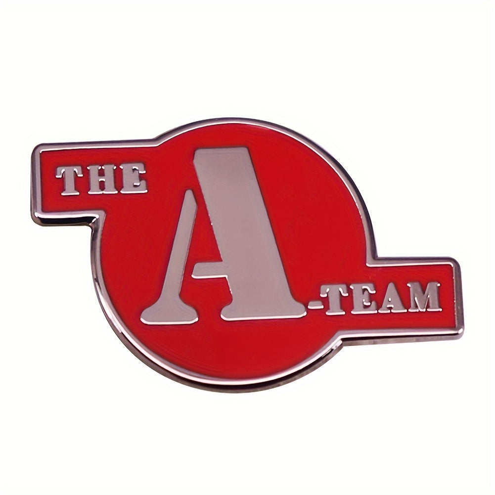 The A-Team has inspired this simple style enamel pin, crafted from alloy with no plating. It is a fashionable accessory perfect for daily wear and can be worn on clothing and hats throughout all seasons. This versatile brooch is a classic TV series