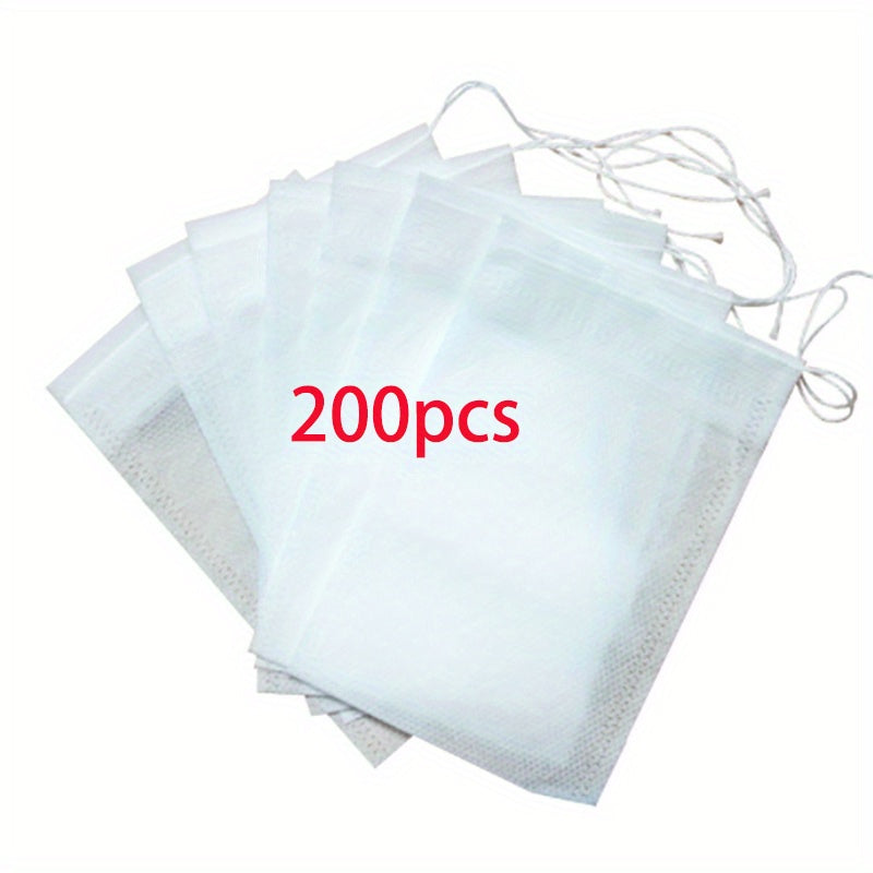 100 or 200 pieces of 5X7cm PET tea bags ideal for home brewing