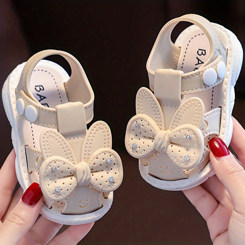 Cute Bowknot Girls' Summer Sandals - Comfortable, Non-Slip Footwear for Kids