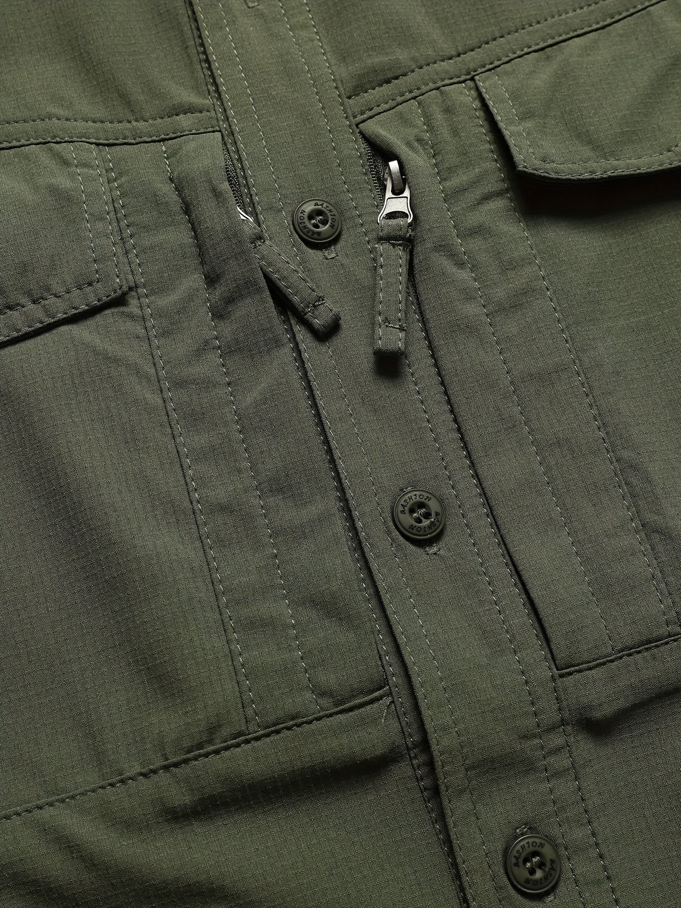 Multi-pocket combat shirt with quick-drying fabric, ventilation holes, and thin style.